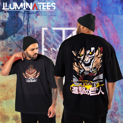 Attack Titan Oversized T-Shirt  | Anime Tshirt - Iluminatees