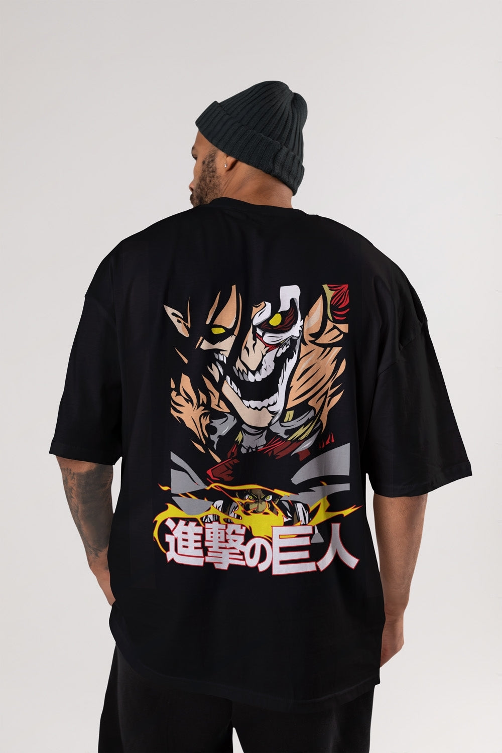 Attack Titan Oversized T-Shirt  | Anime Tshirt - Iluminatees