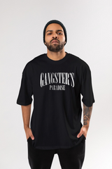 Gangsters Black Oversized T-Shirt